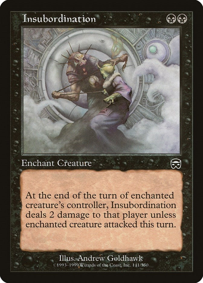 Image for Insubordination (141) [Mercadian Masques] - Magic: The Gathering