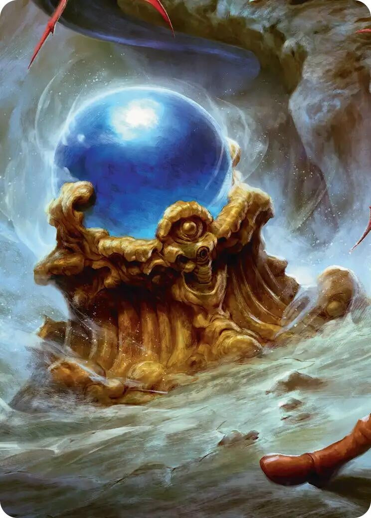 Image for Chaos Shrine's Black Crystal Scene Art Card (4) [FINAL FANTASY] - Magic: The Gathering