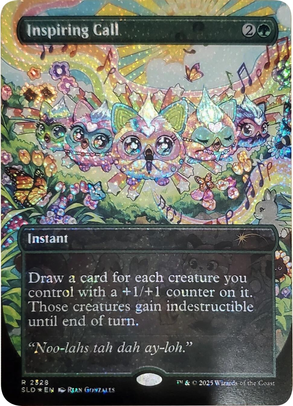 Image for Inspiring Call (Confetti Foil) (2328) [Secret Lair Drop Series] - Magic: The Gathering