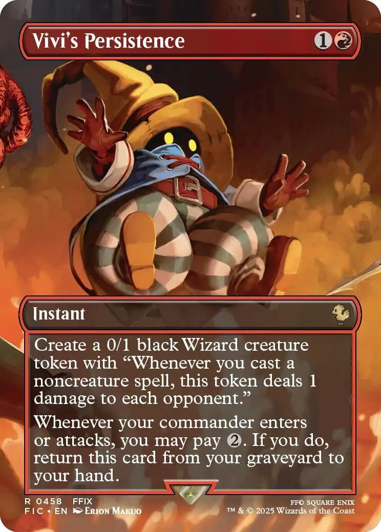 Image for Vivi's Persistence (Borderless) (458) [FINAL FANTASY] - Magic: The Gathering