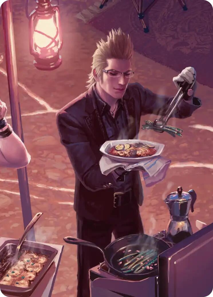 Image for Campsite Cuisine Scene Art Card (23) [FINAL FANTASY] - Magic: The Gathering