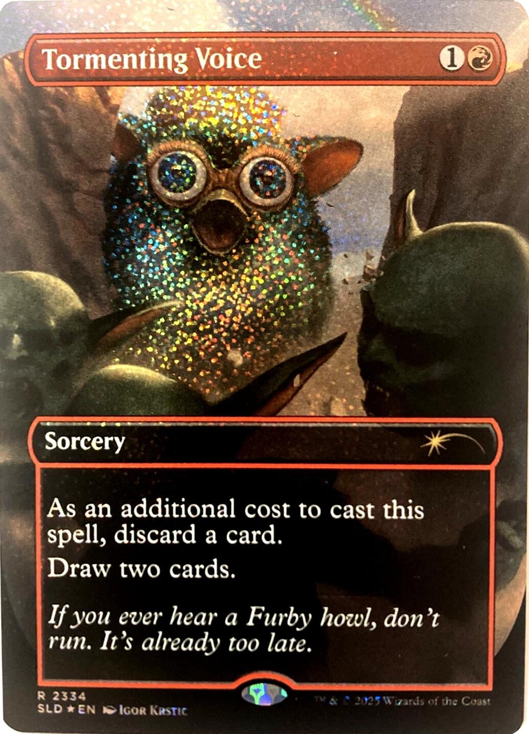 Image for Tormenting Voice (Confetti Foil) (2334) [Secret Lair Drop Series] - Magic: The Gathering