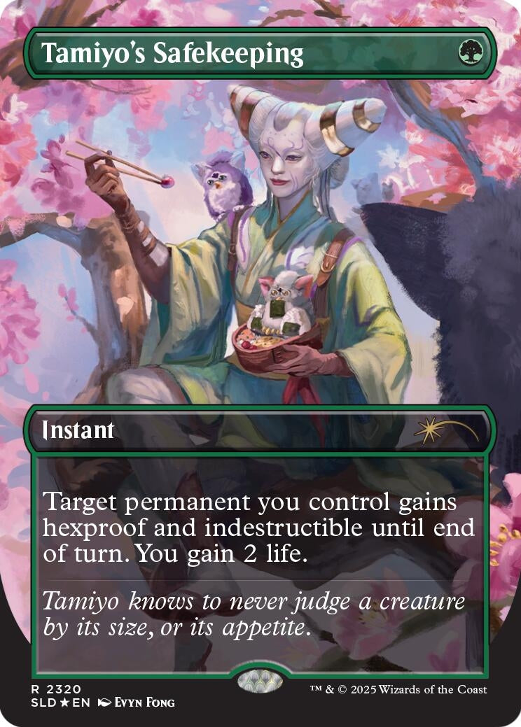 Image for Tamiyo's Safekeeping (Rainbow Foil) (2320) [Secret Lair Drop Series] - Magic: The Gathering