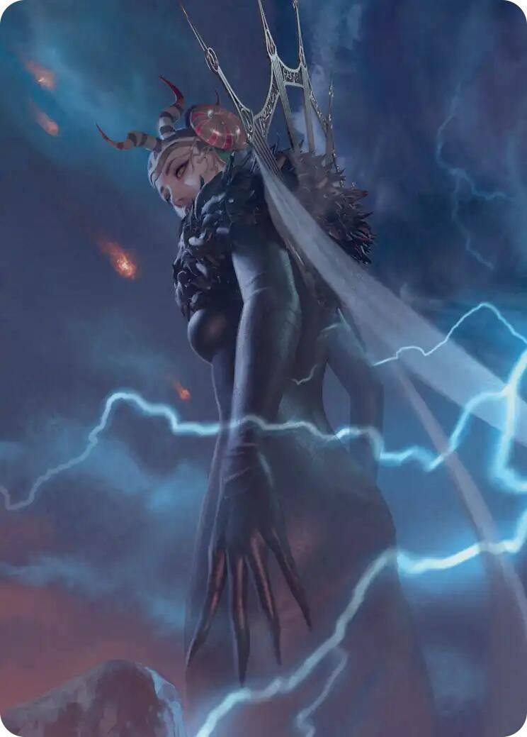 Image for Edea, Possessed Sorceress Scene Art Card (7) [FINAL FANTASY] - Magic: The Gathering