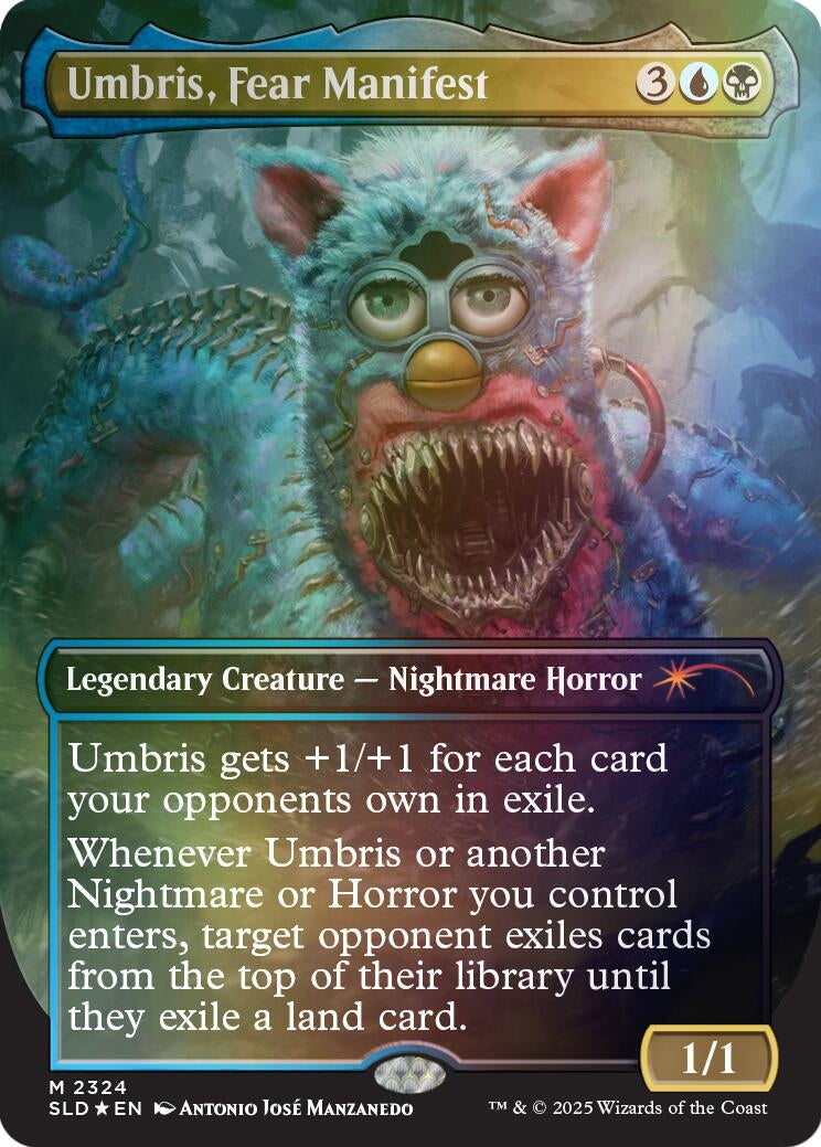 Image for Umbris, Fear Manifest (Rainbow Foil) (2324) [Secret Lair Drop Series] - Magic: The Gathering