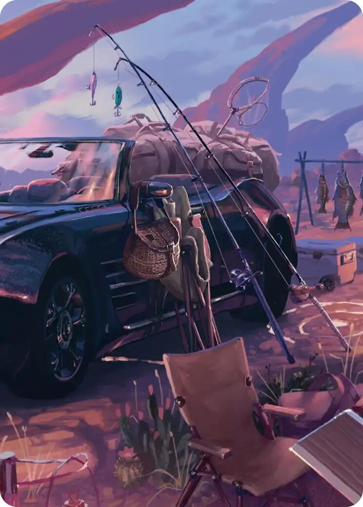 Image for Fishing Gear Scene Art Card (20) [FINAL FANTASY] - Magic: The Gathering