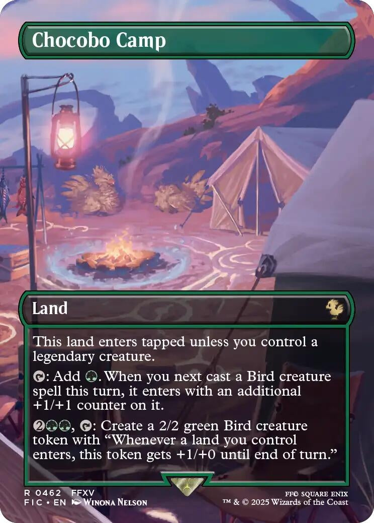 Image for Chocobo Camp (Borderless) (462) [FINAL FANTASY] - Magic: The Gathering