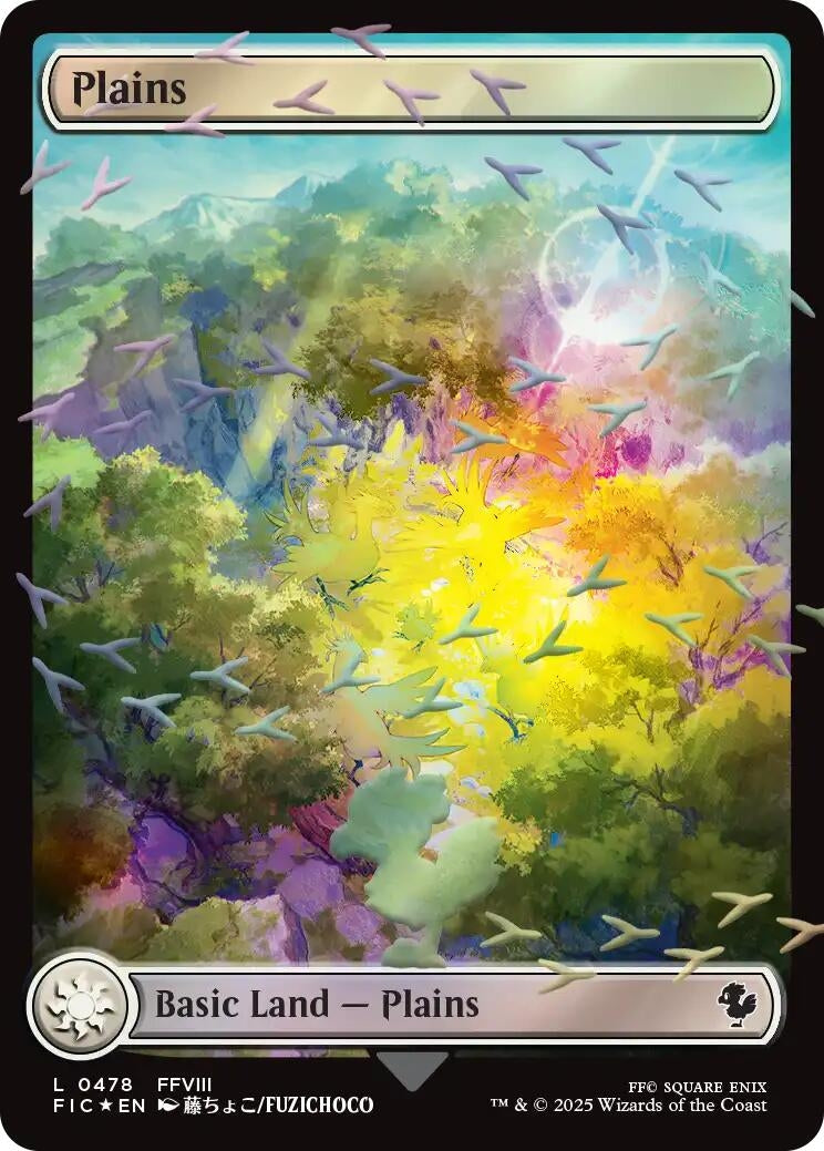 Image for Plains (Chocobo Track Foil) (478) [FINAL FANTASY] - Magic: The Gathering