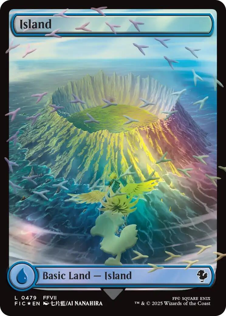 Image for Island (Chocobo Track Foil) (479) [FINAL FANTASY] - Magic: The Gathering