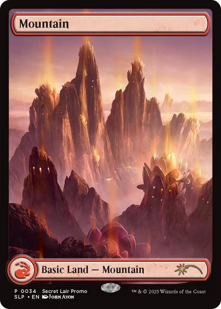 Image for Mountain (0034) (34) [Secret Lair Showdown] - Magic: The Gathering