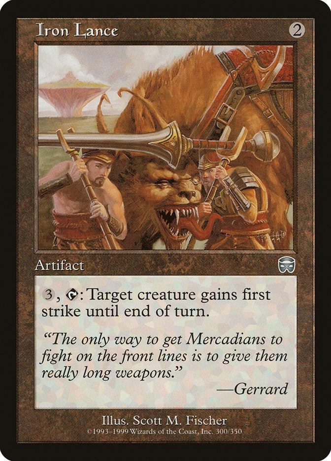 Image for Iron Lance (300) [Mercadian Masques] - Magic: The Gathering