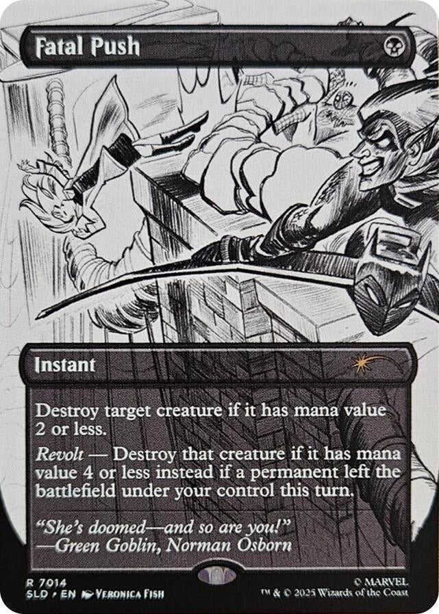 Image for Fatal Push (7014) (7014) [Secret Lair Drop Series] - Magic: The Gathering