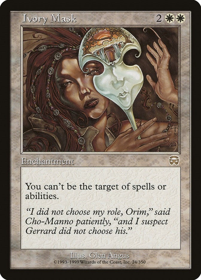 Image for Ivory Mask (24) [Mercadian Masques] - Magic: The Gathering