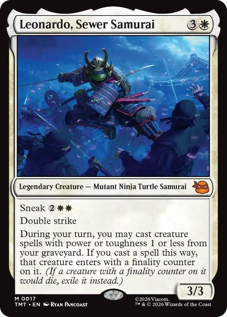 Image for Leonardo, Sewer Samurai (17) [Teenage Mutant Ninja Turtles] - Magic: The Gathering