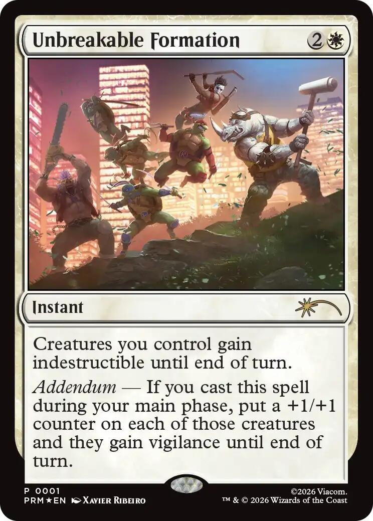 Image for Unbreakable Formation (1) [Media Promos] - Magic: The Gathering