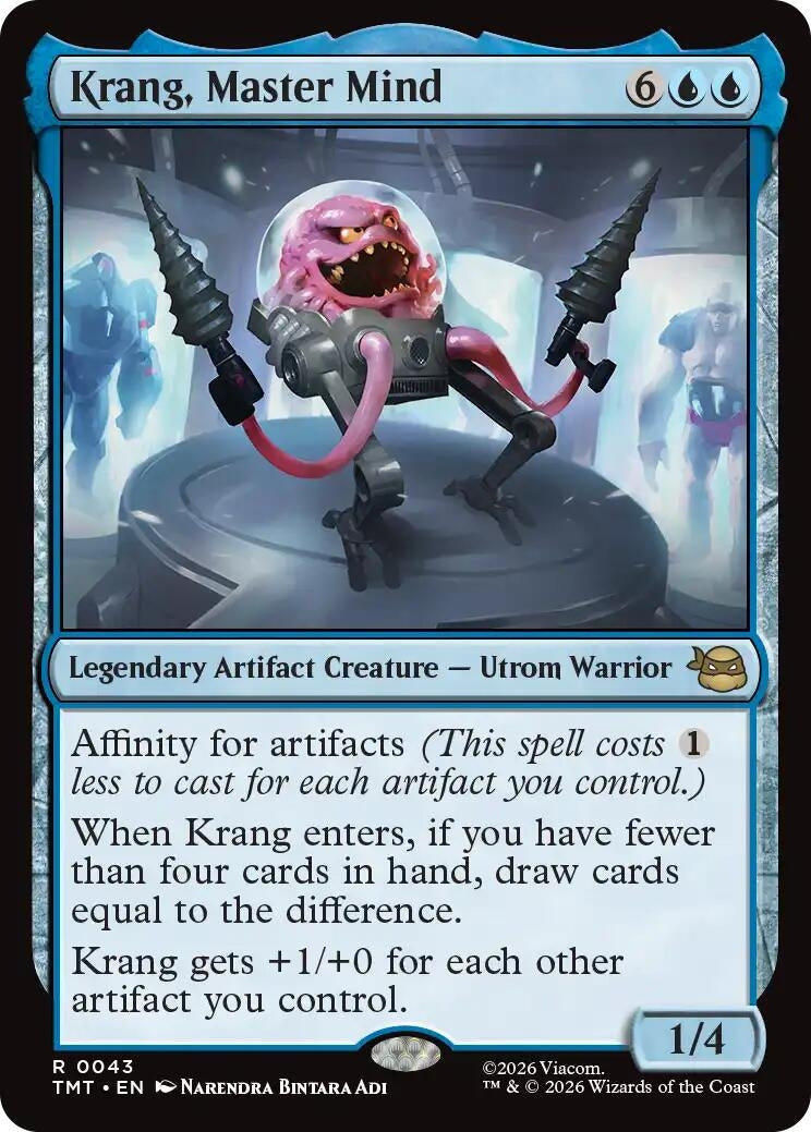 Image for Krang, Master Mind (43) [Teenage Mutant Ninja Turtles] - Magic: The Gathering