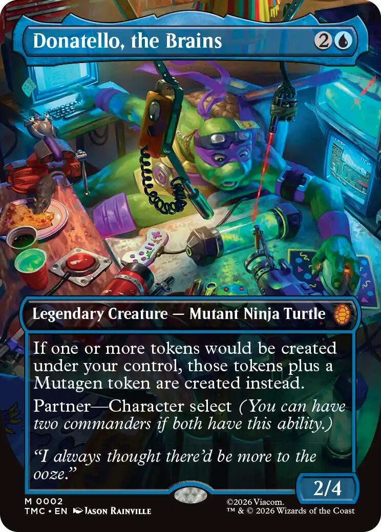 Image for Donatello, the Brains (Borderless) (2) [Teenage Mutant Ninja Turtles] - Magic: The Gathering