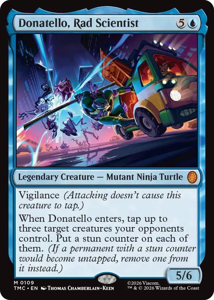 Image for Donatello, Rad Scientist (109) [Teenage Mutant Ninja Turtles] - Magic: The Gathering