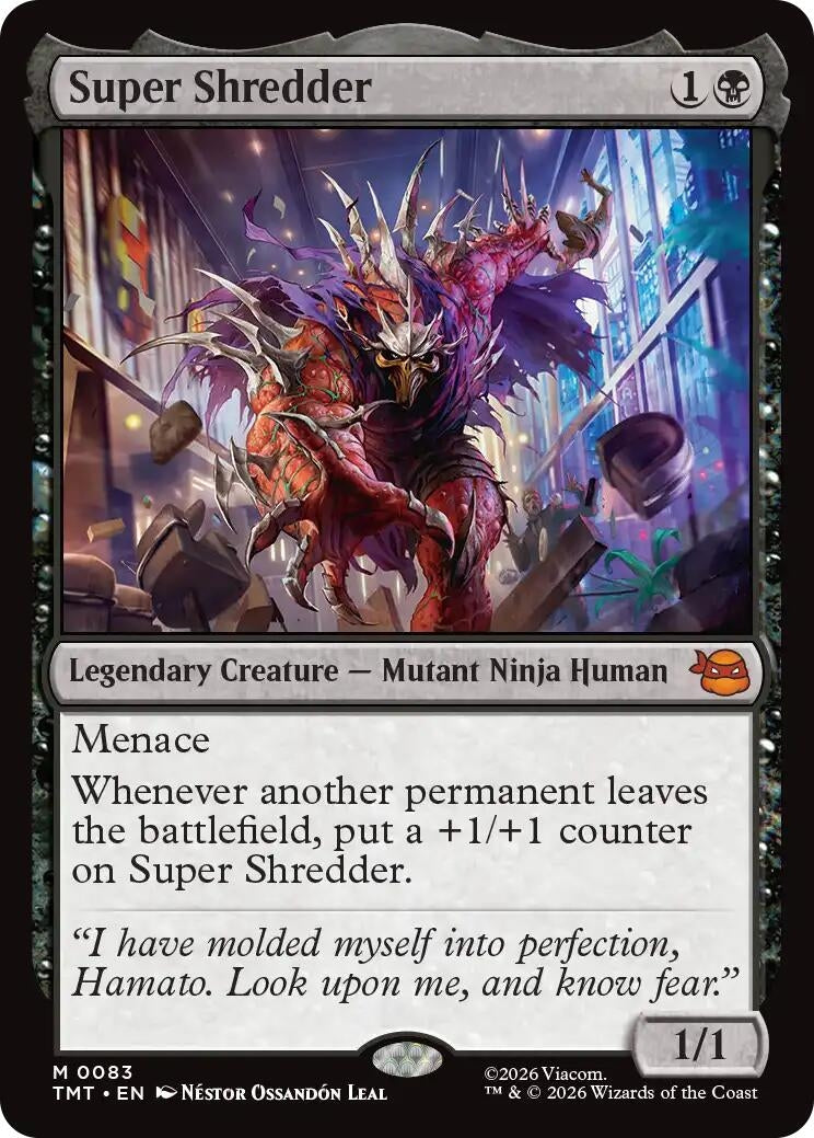 Image for Super Shredder (83) [Teenage Mutant Ninja Turtles] - Magic: The Gathering