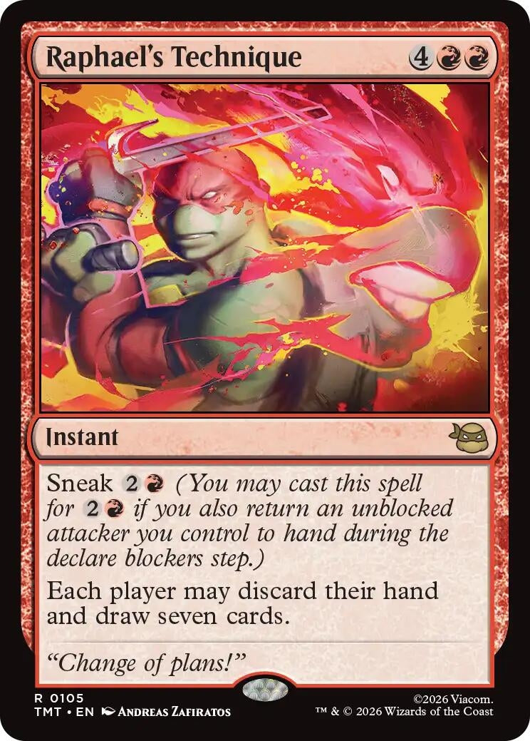 Image for Raphael's Technique (105) [Teenage Mutant Ninja Turtles] - Magic: The Gathering
