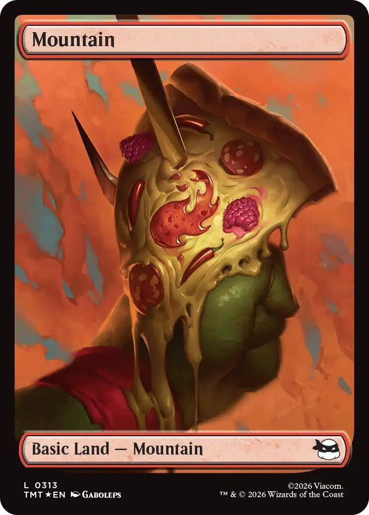Image for Mountain (0313) (313) [Teenage Mutant Ninja Turtles] - Magic: The Gathering