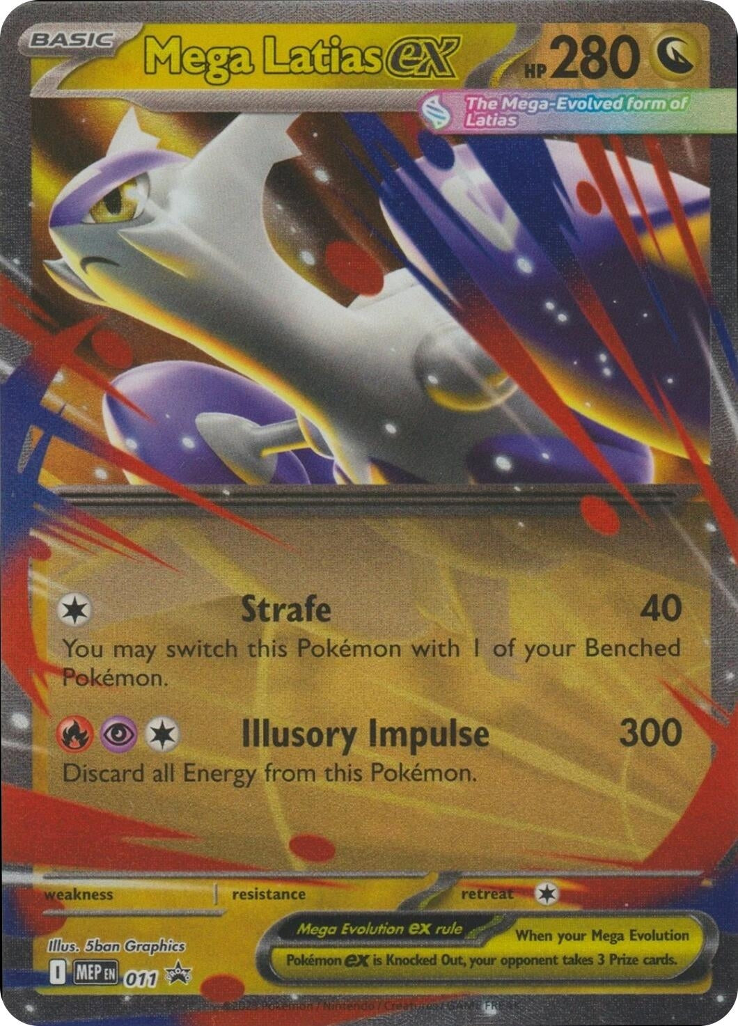 Image for Mega Latias ex - 011 (011) [ME: Mega Evolution Promo] - Pokemon