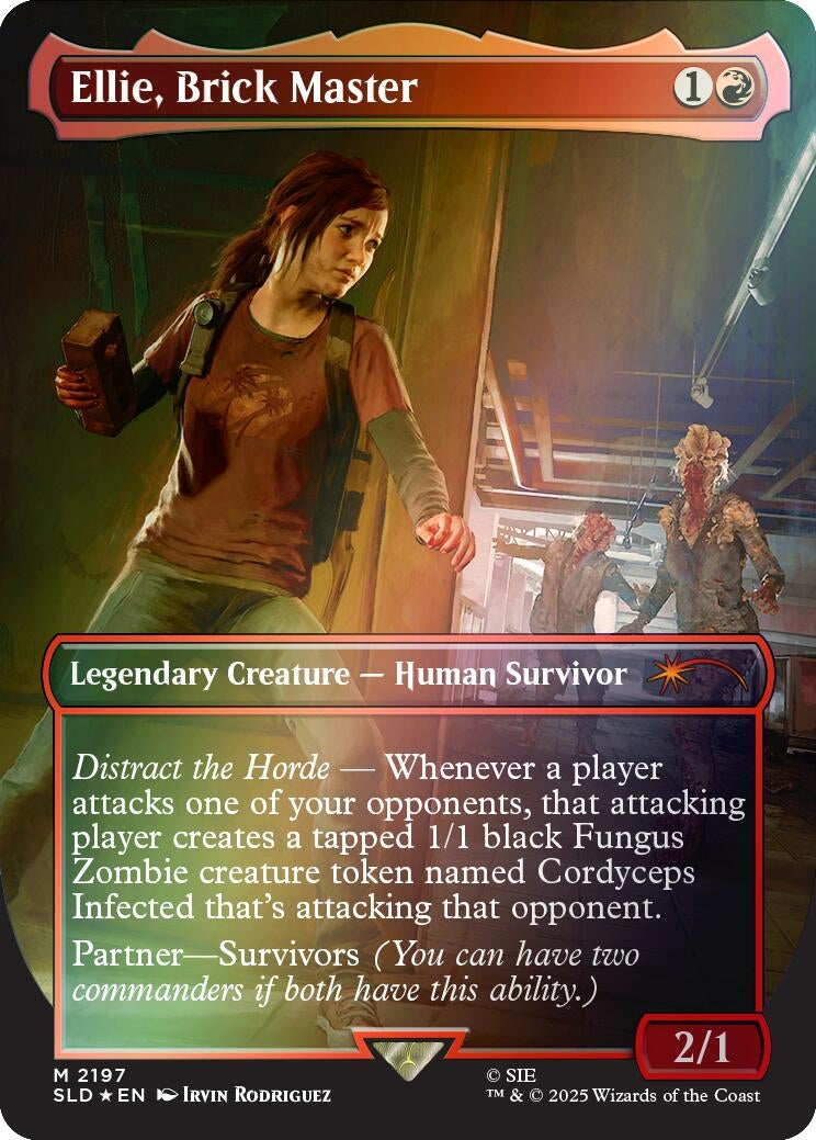 Image for Ellie, Brick Master (Rainbow Foil) (2197) [Secret Lair Drop Series] - Magic: The Gathering