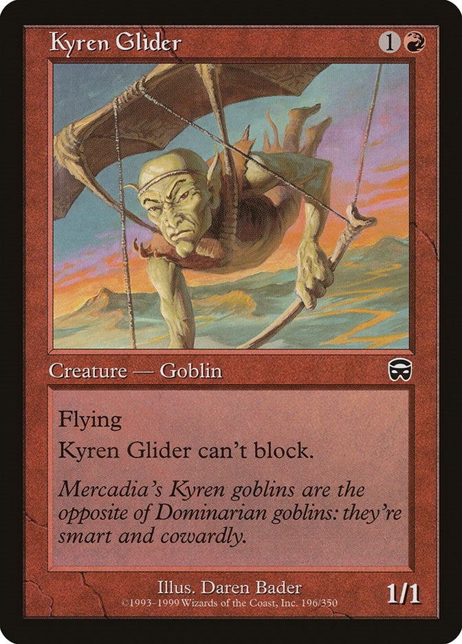 Image for Kyren Glider (196) [Mercadian Masques] - Magic: The Gathering
