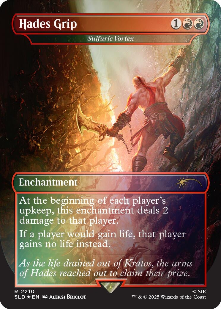 Image for Hades Grip - Sulfuric Vortex (Rainbow Foil) (2210) [Secret Lair Drop Series] - Magic: The Gathering