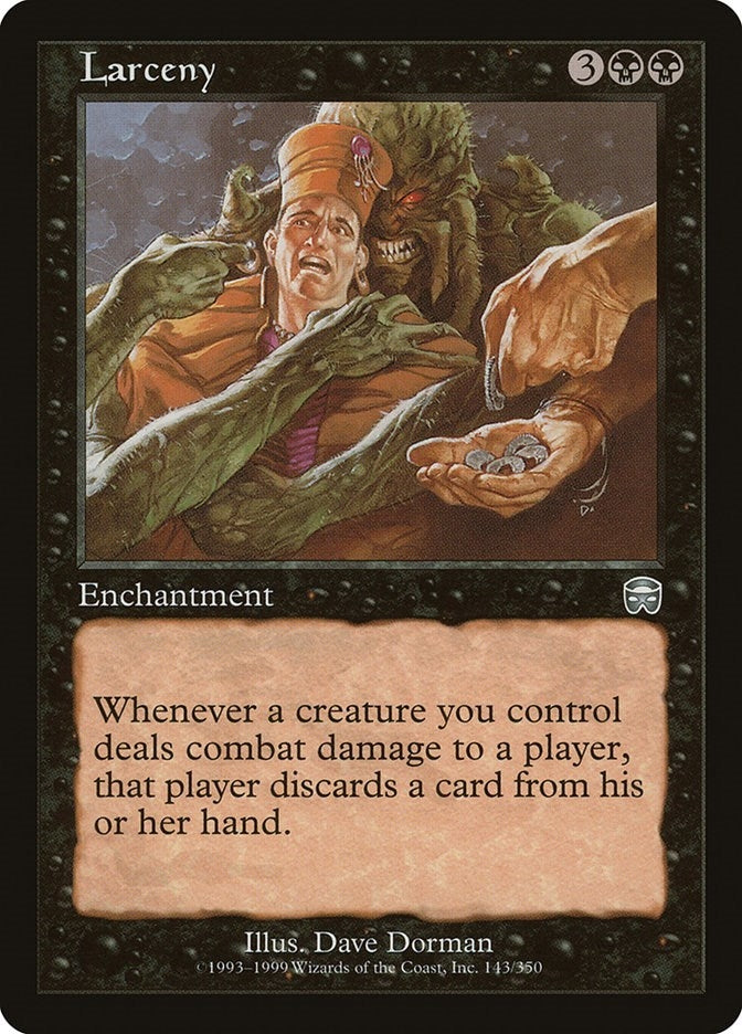 Image for Larceny (143) [Mercadian Masques] - Magic: The Gathering