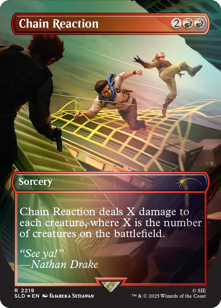Chain Reaction (Rainbow Foil) (2219) [Secret Lair Drop Series]