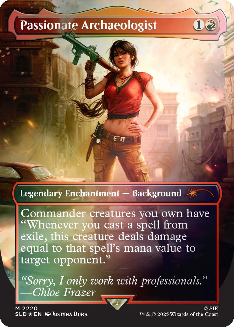 Image for Passionate Archaeologist (Rainbow Foil) (2220) [Secret Lair Drop Series] - Magic: The Gathering