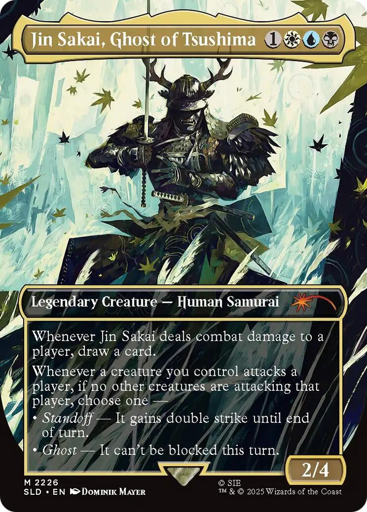 Image for Jin Sakai, Ghost of Tsushima (2226) [Secret Lair Drop Series] - Magic: The Gathering