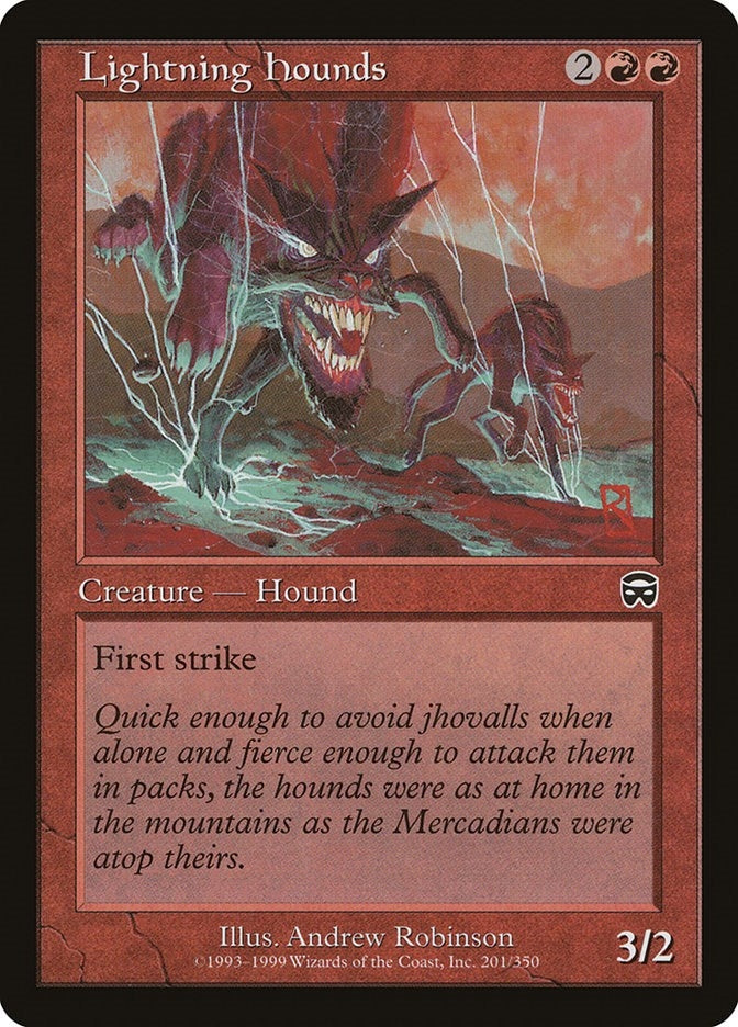 Image for Lightning Hounds (201) [Mercadian Masques] - Magic: The Gathering