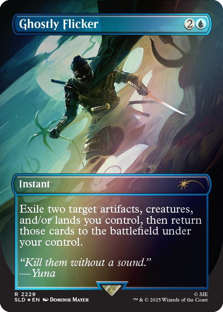 Image for Ghostly Flicker (Rainbow Foil) (2229) [Secret Lair Drop Series] - Magic: The Gathering