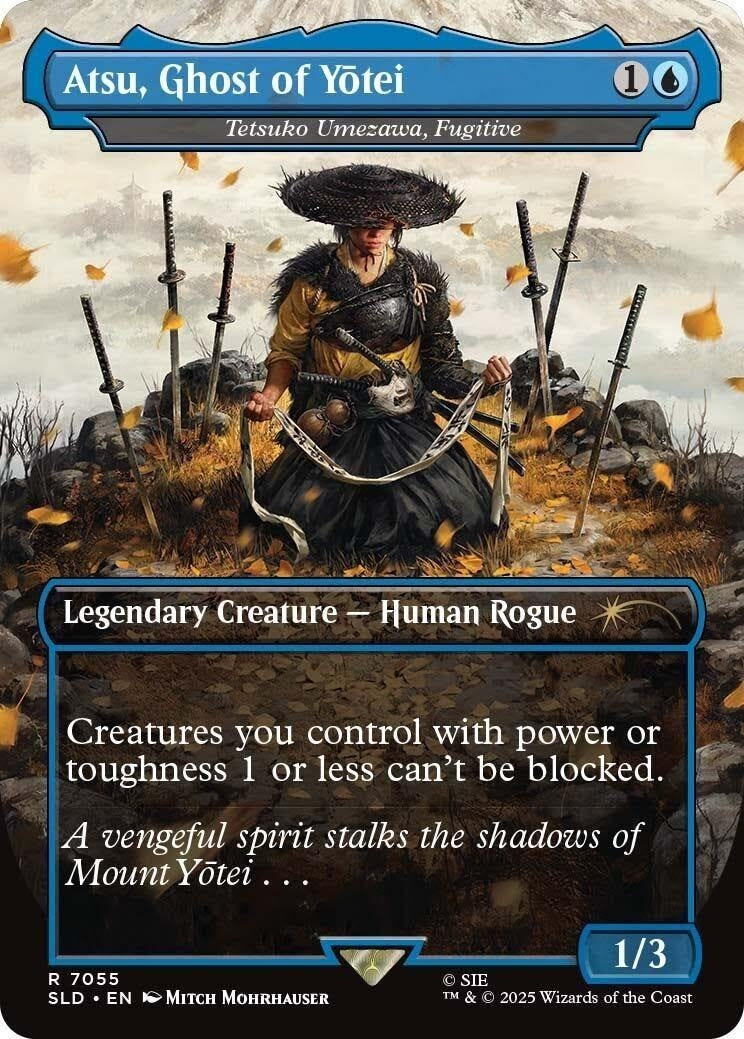 Image for Atsu, Ghost of Yotei - Tetsuko Umezawa, Fugitive (7055) [Secret Lair Drop Series] - Magic: The Gathering