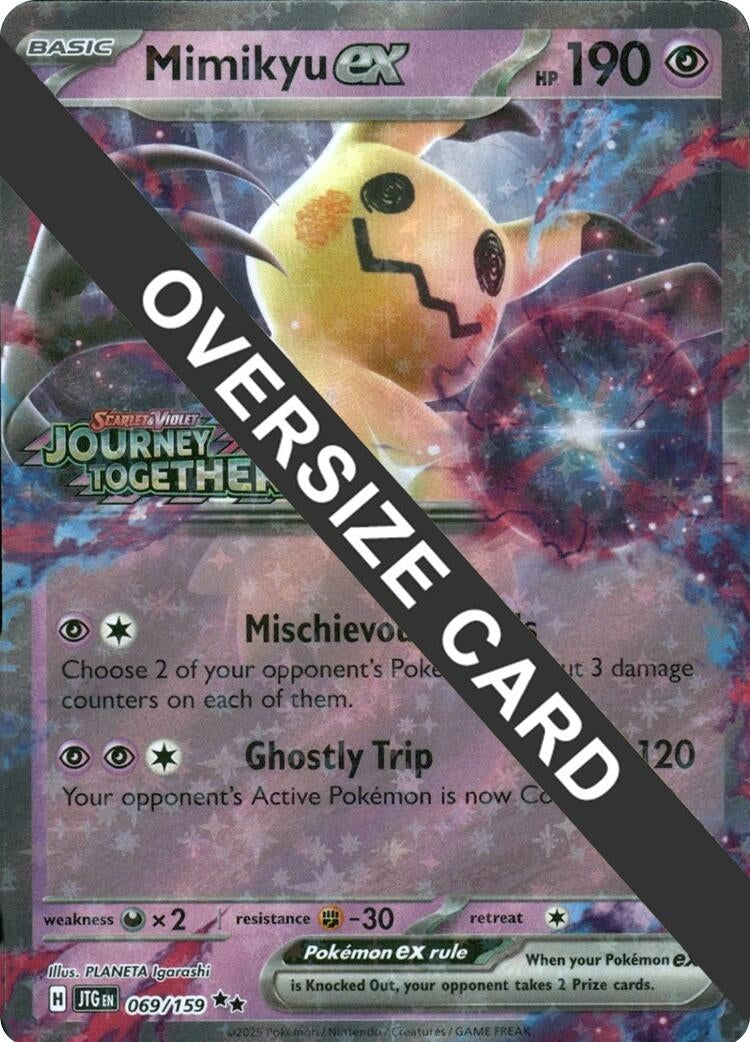 Image for Mimikyu ex (Journey Together Stamped) (069/159) [Jumbo Cards] - Pokemon