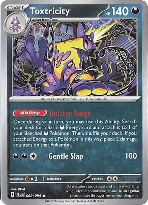 Image for Toxtricity (068/094) [ME02: Phantasmal Flames] - Pokemon