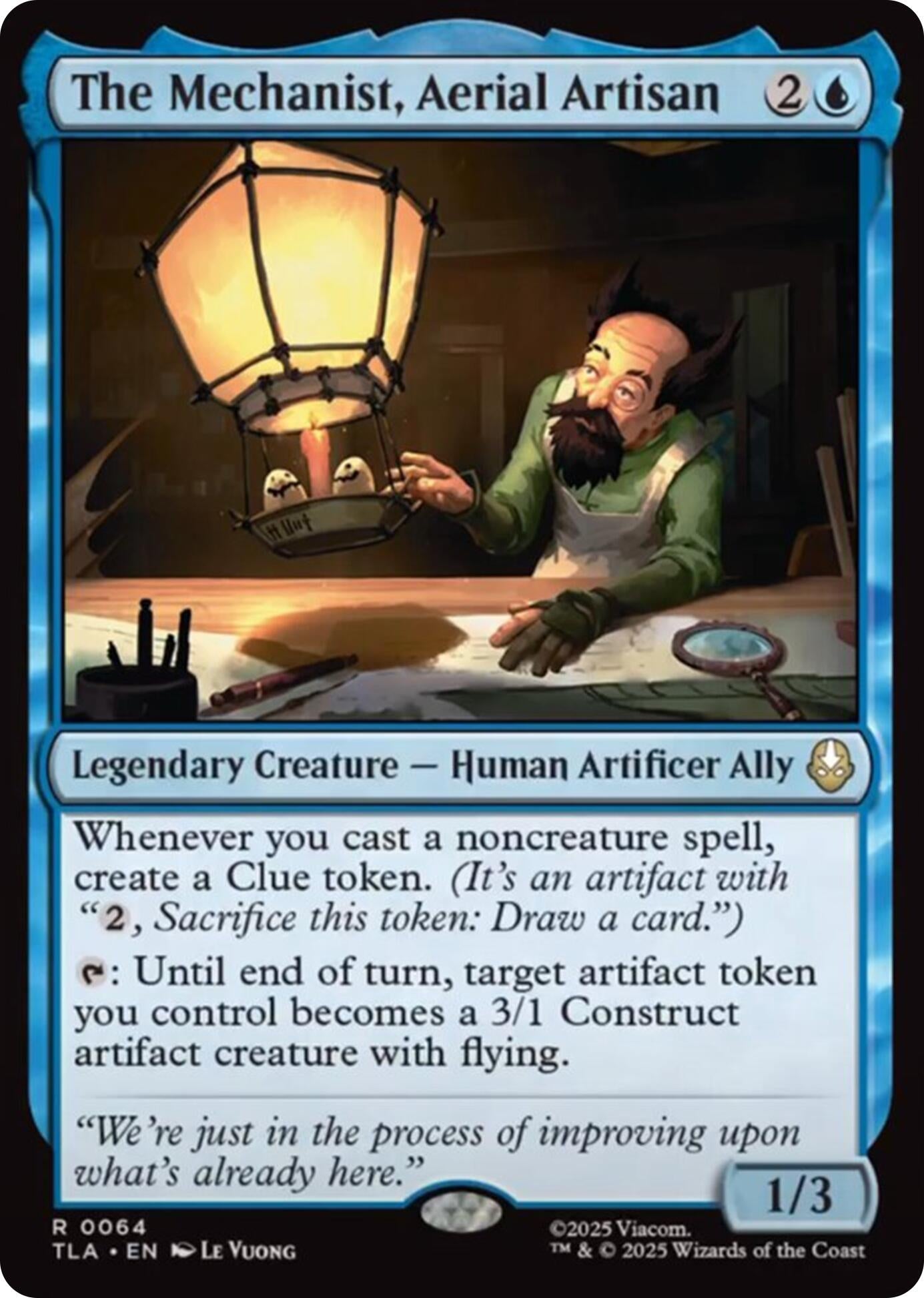 Image for The Mechanist, Aerial Artisan (64) [Avatar: The Last Airbender] - Magic: The Gathering