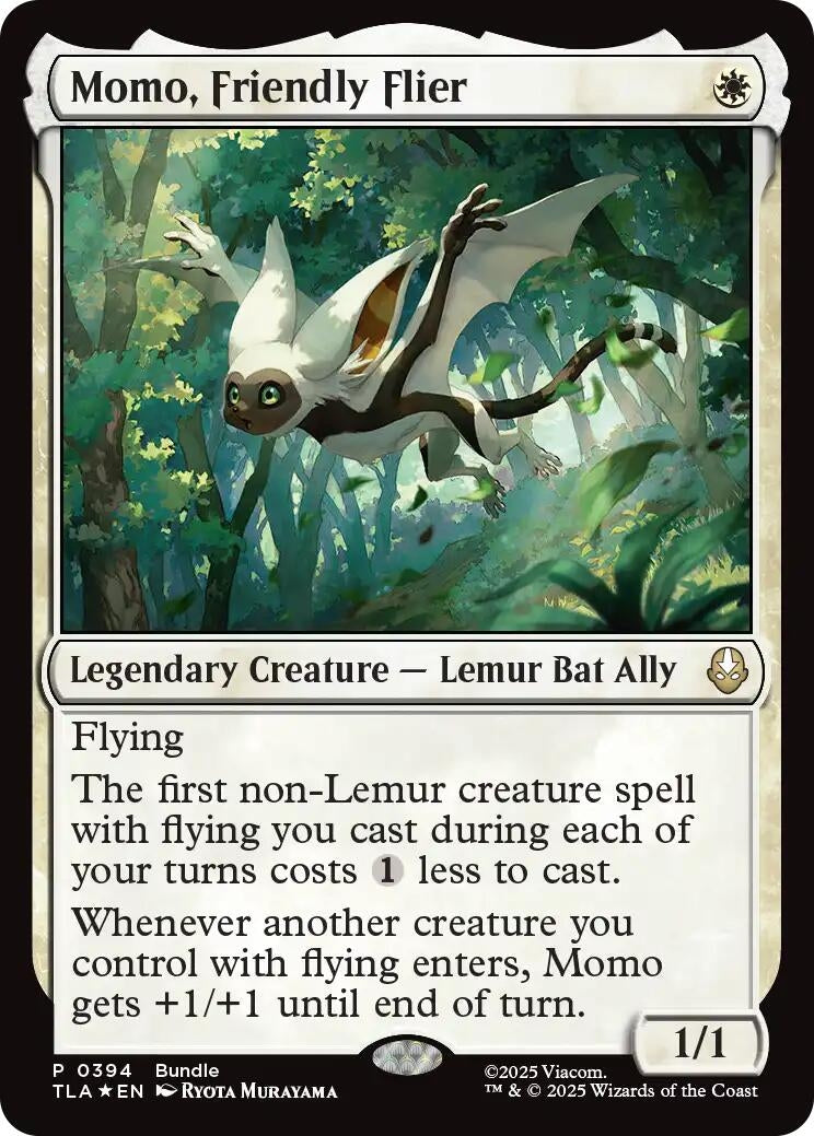Image for Momo, Friendly Flier (394) [Unique and Miscellaneous Promos] - Magic: The Gathering
