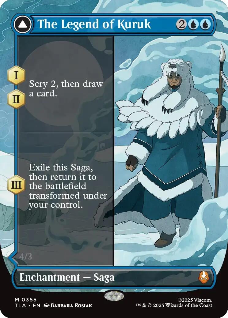 Image for The Legend of Kuruk (Borderless) (355) [Avatar: The Last Airbender] - Magic: The Gathering