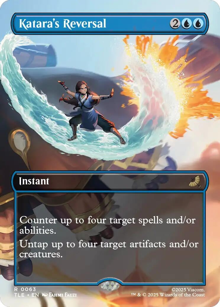 Image for Katara's Reversal (Borderless) (63) [Avatar: The Last Airbender: Eternal-Legal] - Magic: The Gathering
