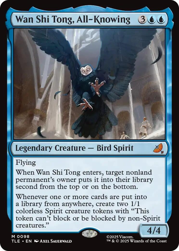 Image for Wan Shi Tong, All-Knowing (98) [Avatar: The Last Airbender: Eternal-Legal] - Magic: The Gathering