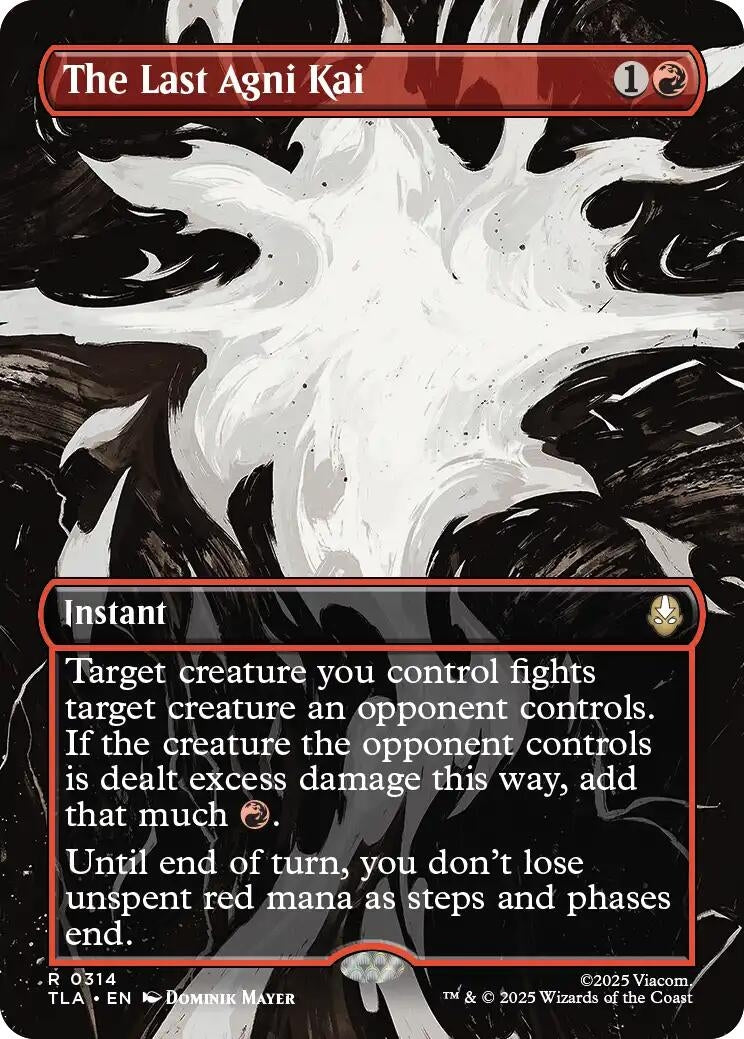 Image for The Last Agni Kai (Borderless) (314) [Avatar: The Last Airbender] - Magic: The Gathering
