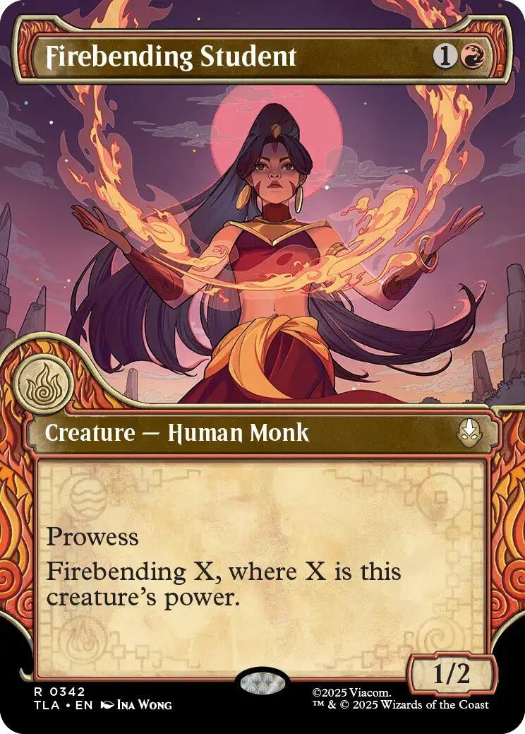 Image for Firebending Student (Showcase) (342) [Avatar: The Last Airbender] - Magic: The Gathering