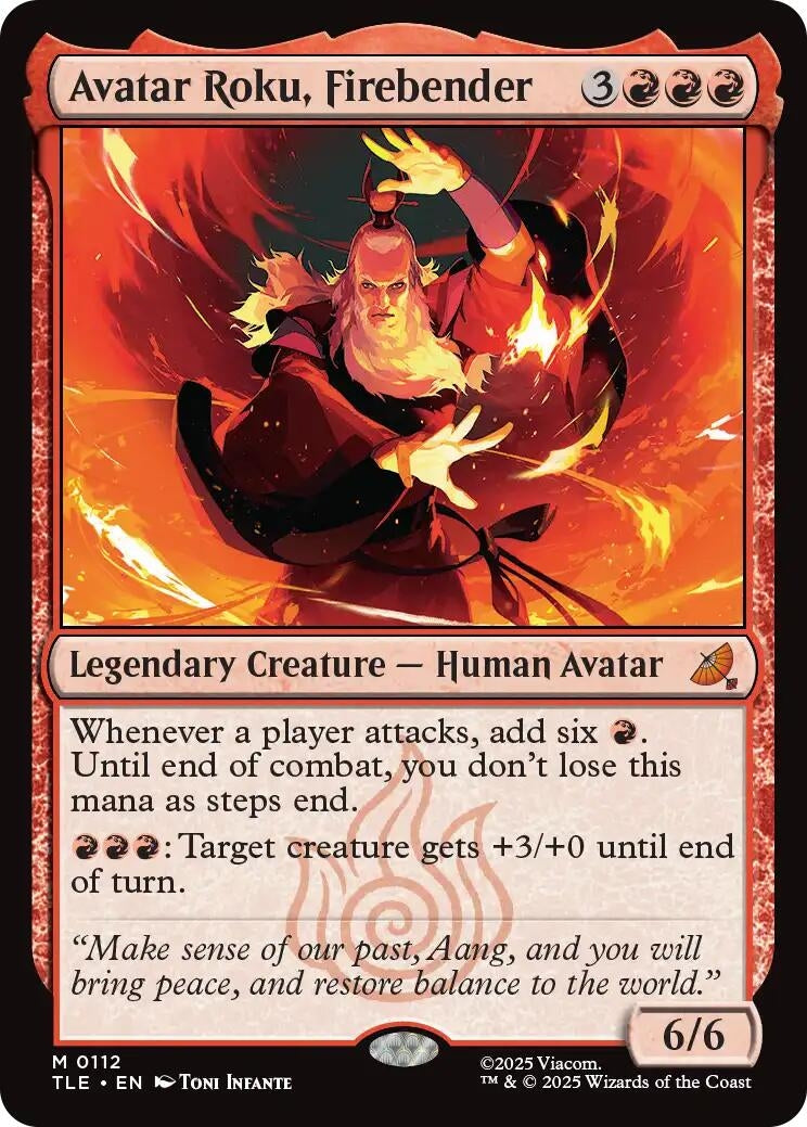 Image for Avatar Roku, Firebender (112) [Avatar: The Last Airbender: Eternal-Legal] - Magic: The Gathering