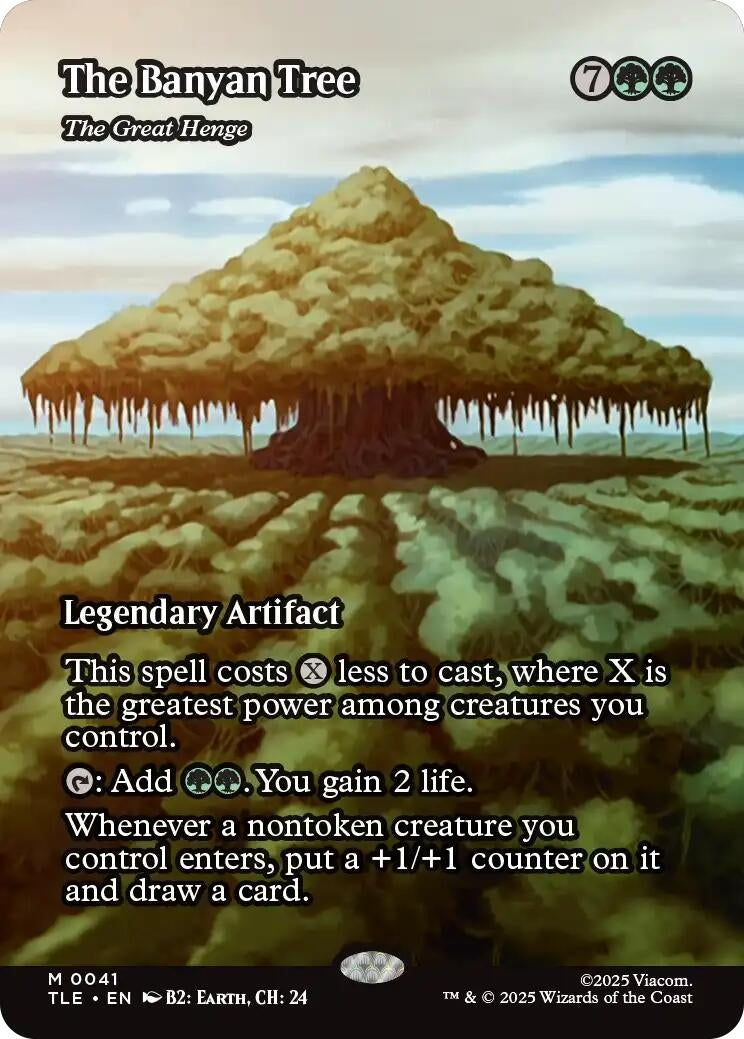 Image for The Banyan Tree - The Great Henge (Borderless) (41) [Avatar: The Last Airbender: Eternal-Legal] - Magic: The Gathering