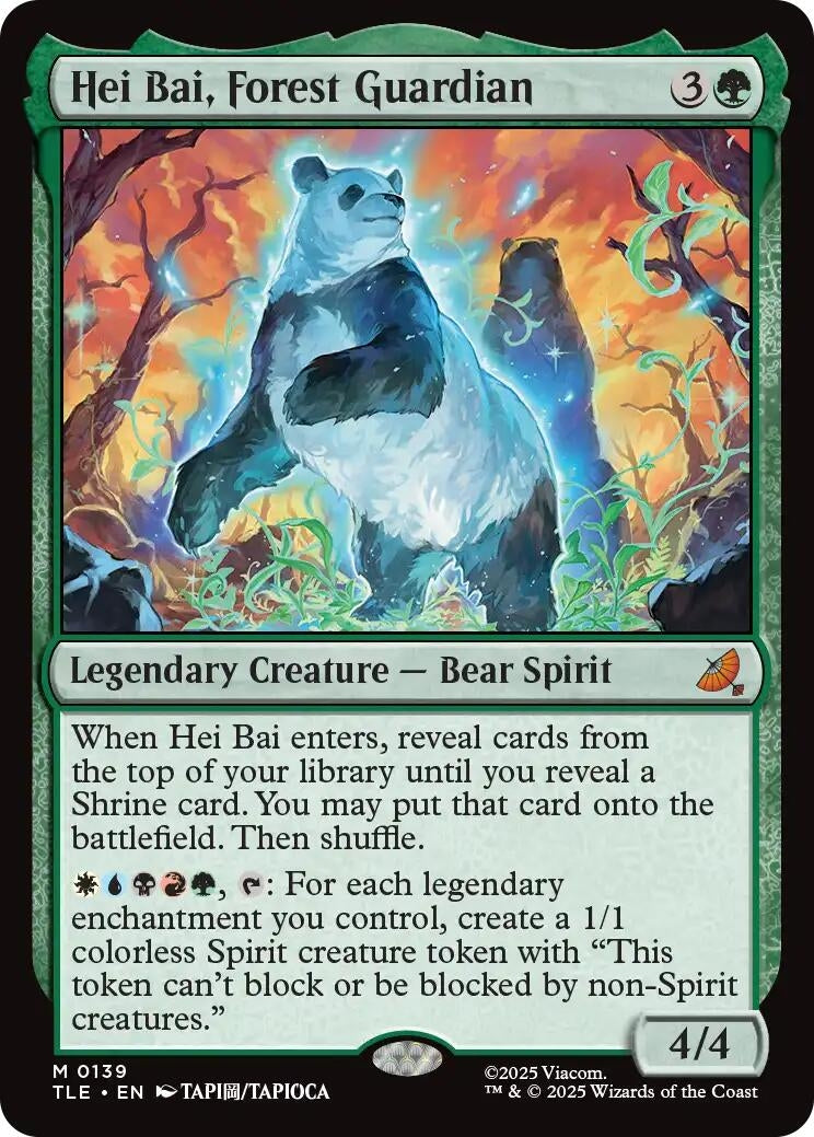Image for Hei Bai, Forest Guardian (139) [Avatar: The Last Airbender: Eternal-Legal] - Magic: The Gathering