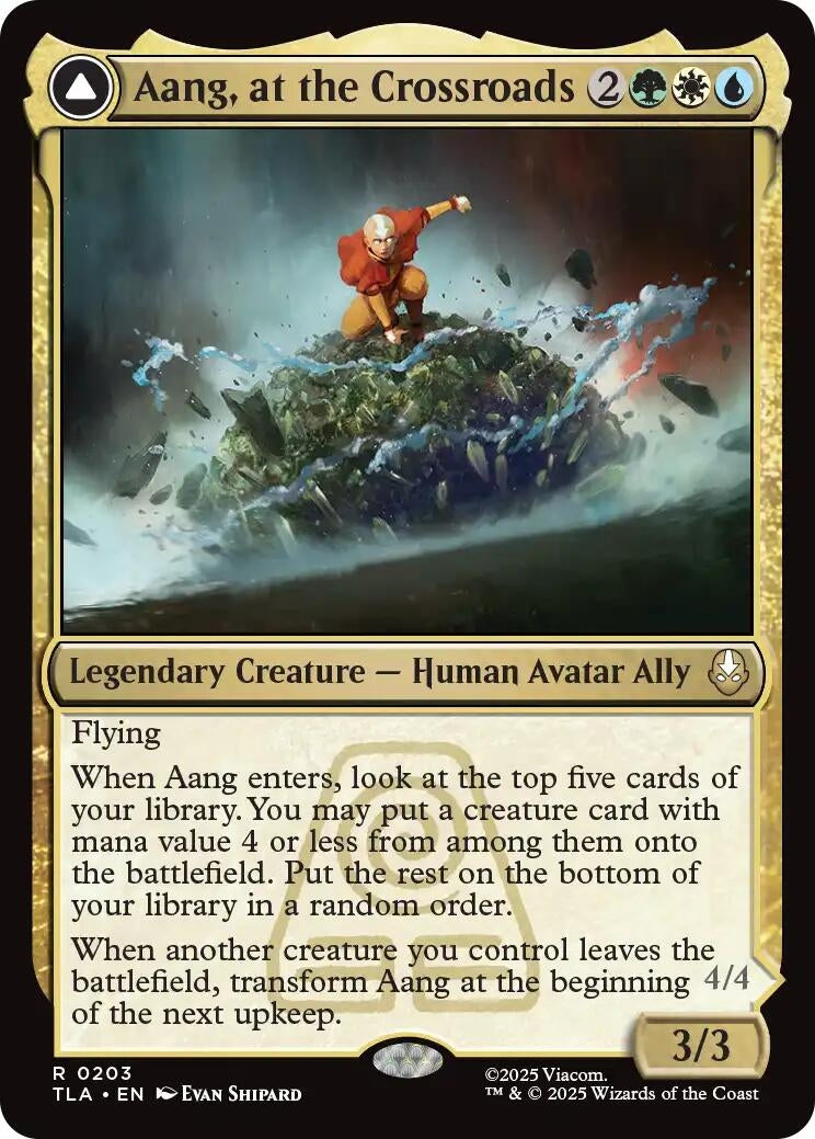 Image for Aang, at the Crossroads (203) [Avatar: The Last Airbender] - Magic: The Gathering