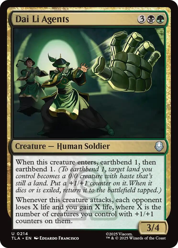 Image for Dai Li Agents (214) [Avatar: The Last Airbender] - Magic: The Gathering